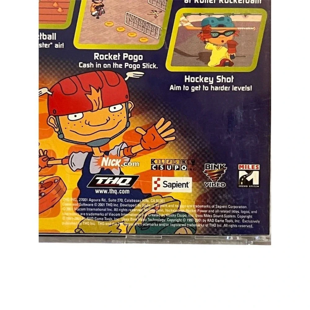 Rocket Power Team Rocket Rescue PC Game THQ 2001‎ Arcade Sports E Rating